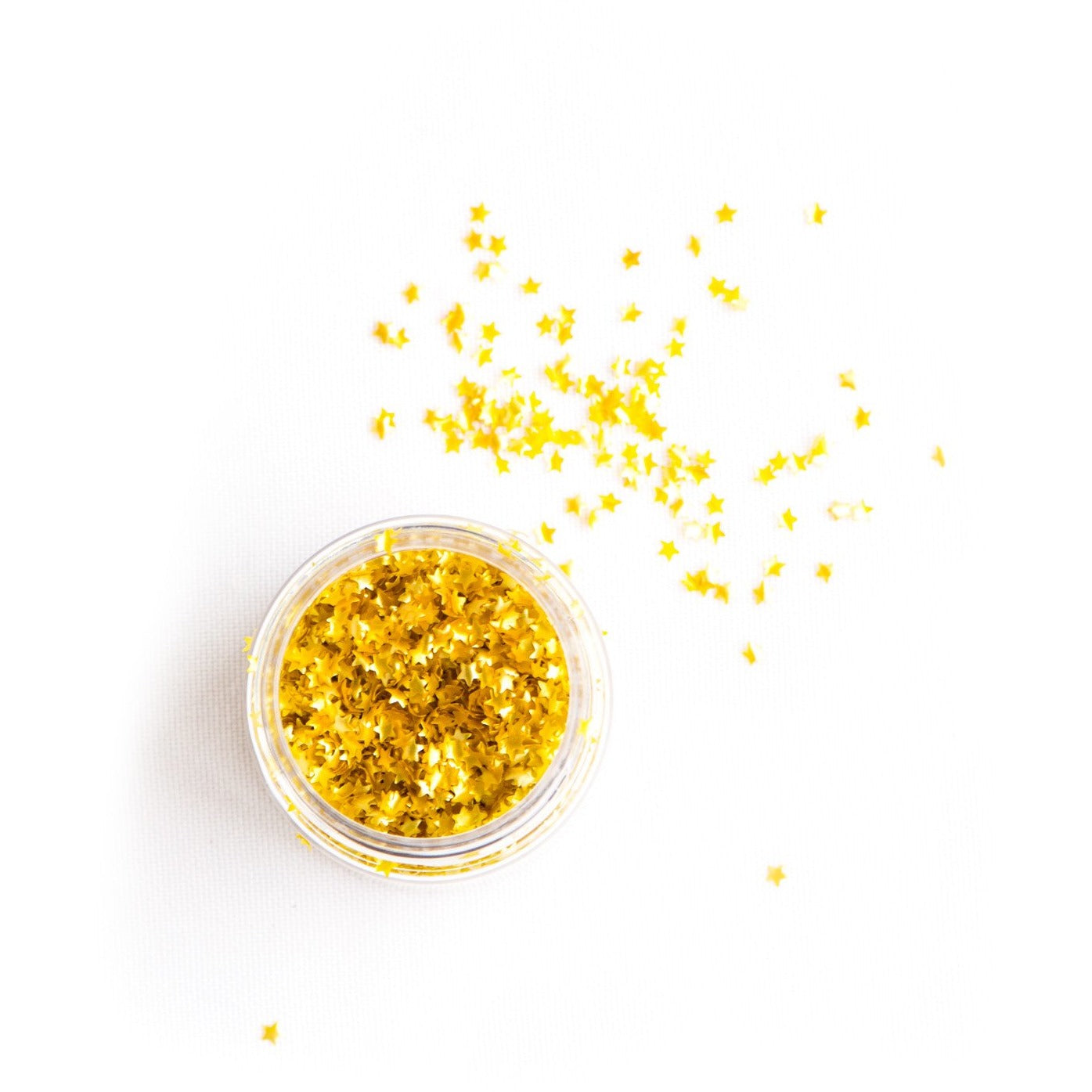 Edible Glitter Snowflakes - Gold 4g