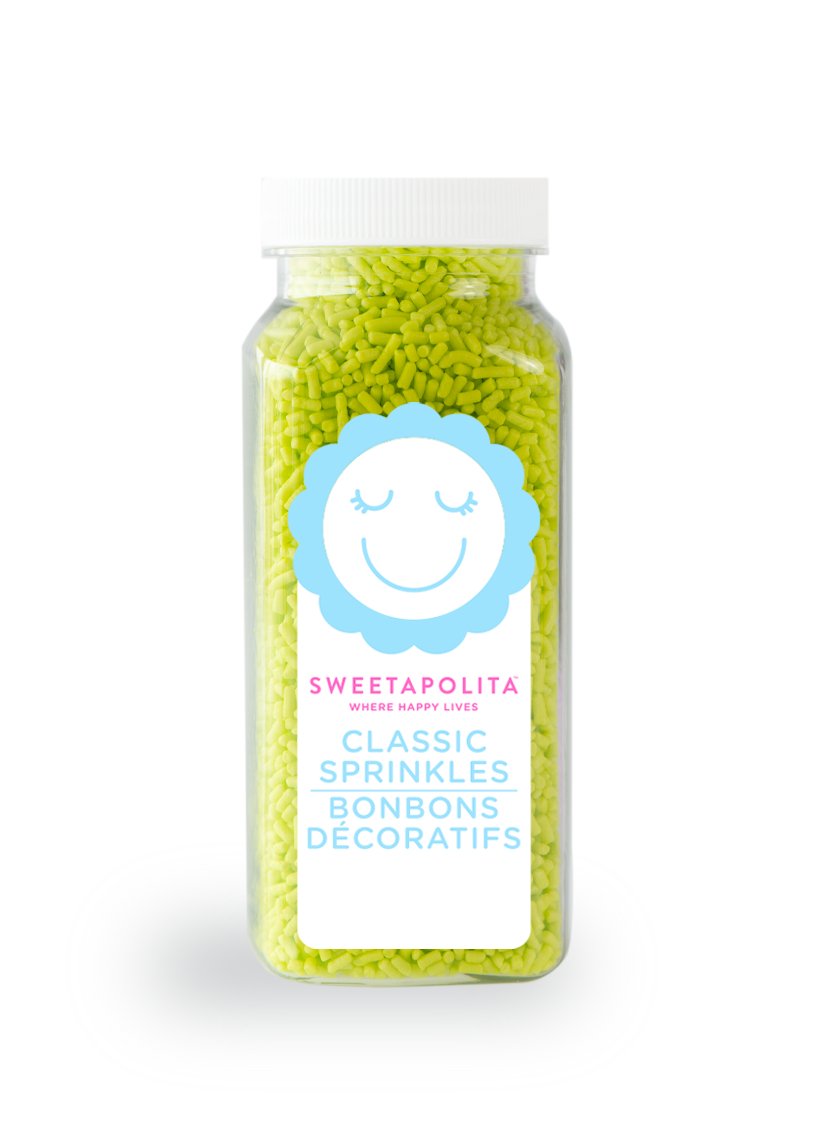 Electric Lime Sprinkles Bulk - Sweetapolita