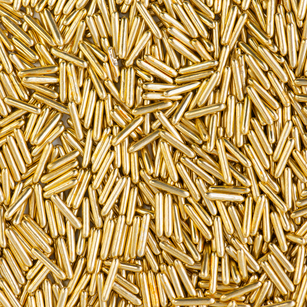 PRE-ORDER: Gold Metallic Rod Sprinkles