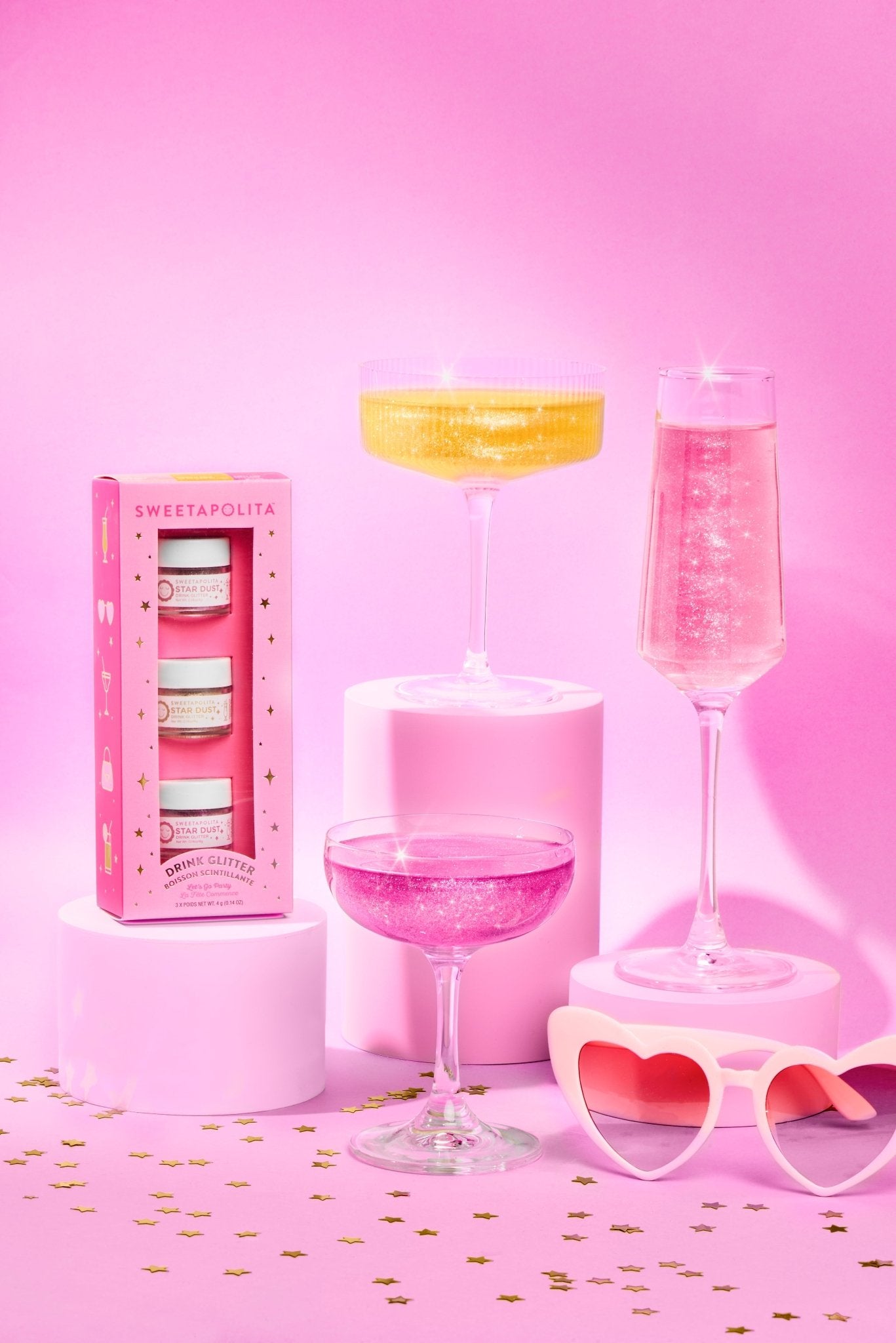 Let's Go Party | Drink + Dessert Glitter Trio - US - Sweetapolita