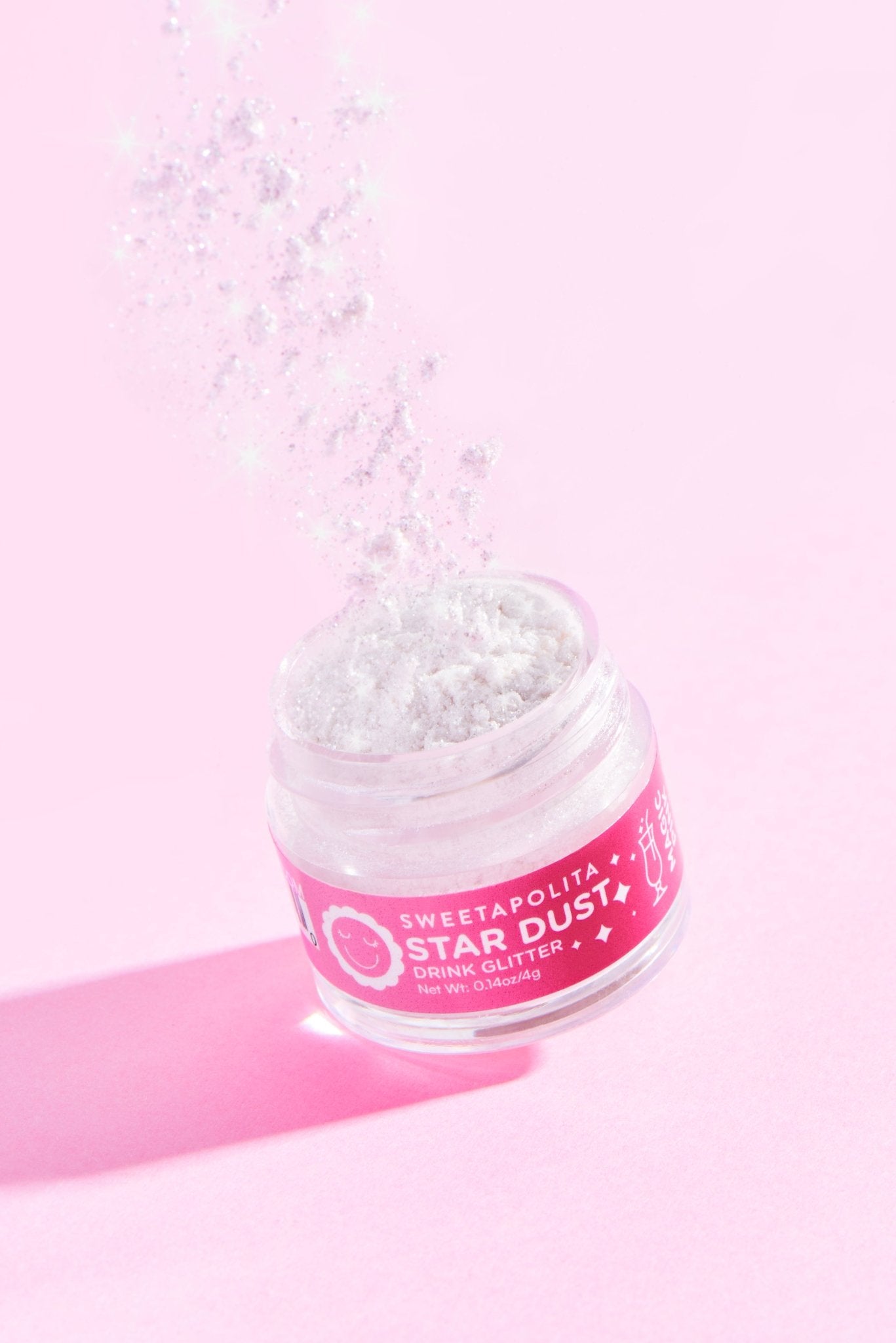 Magic Pink Colour Changing | Star Dust Edible Drink + Dessert Glitter - US - Sweetapolita