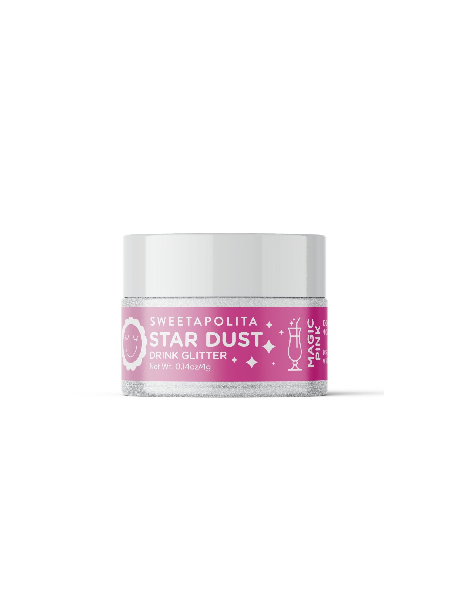 Magic Pink Colour Changing | Star Dust Edible Drink + Dessert Glitter - US - Sweetapolita