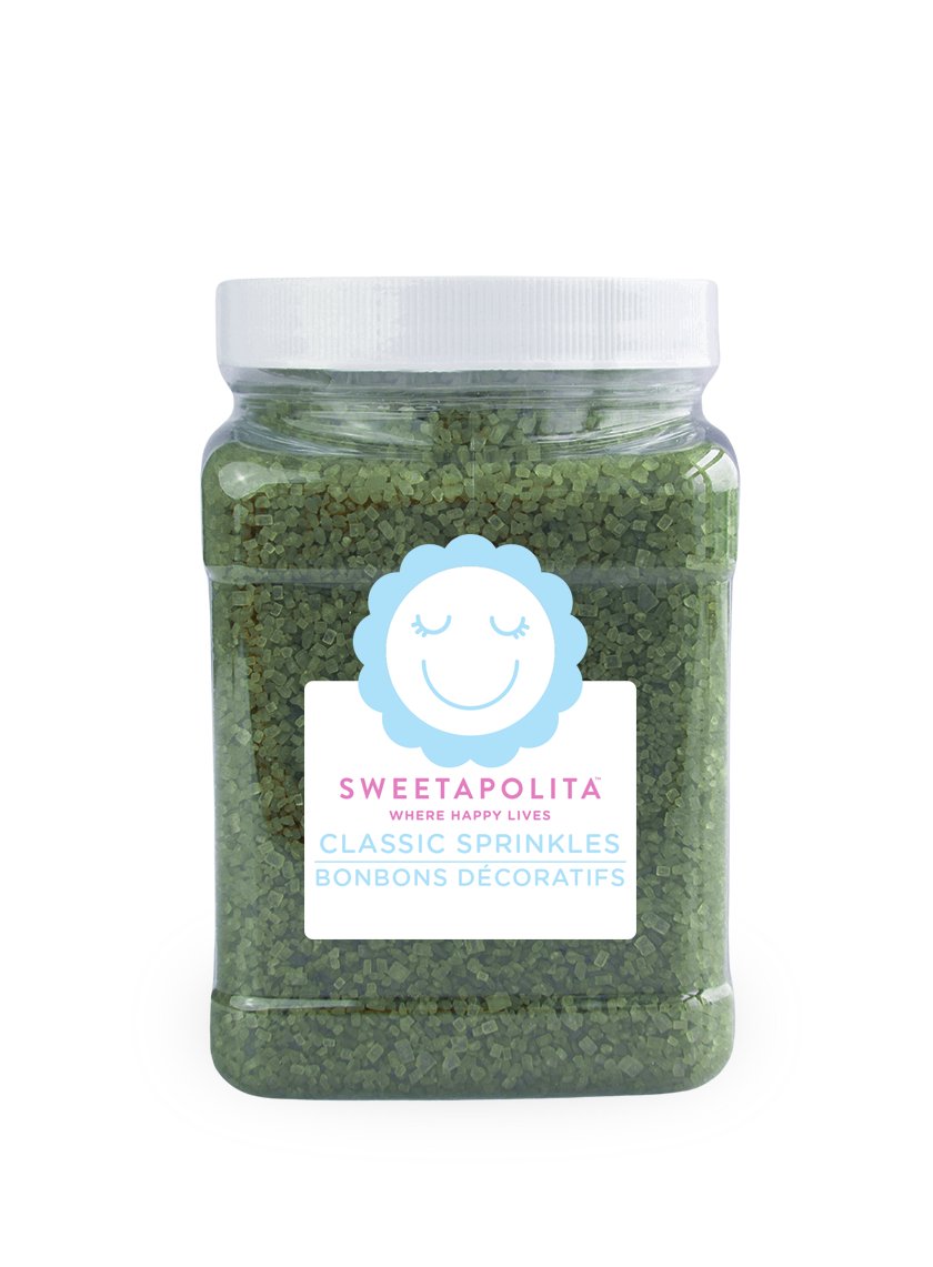 Natural Green Coarse Sugar - US - Sweetapolita