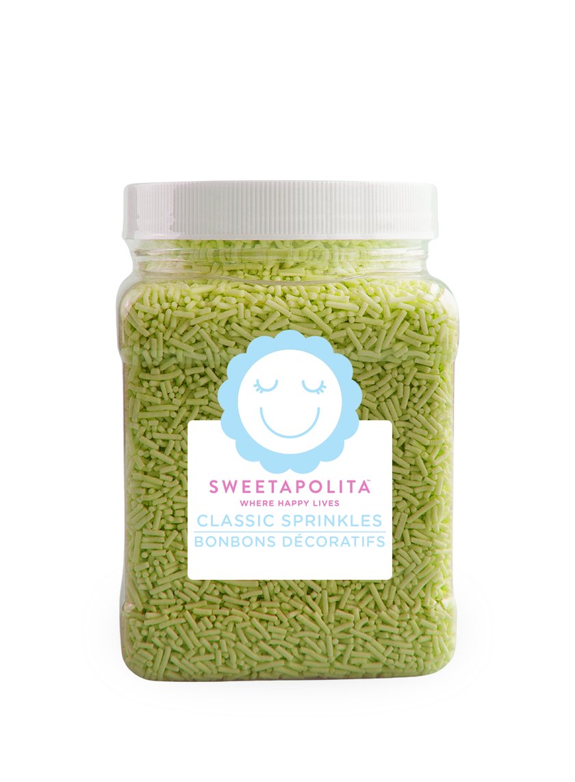 Natural Green Crunchy Sprinkles | Plant - Based - US - Sweetapolita