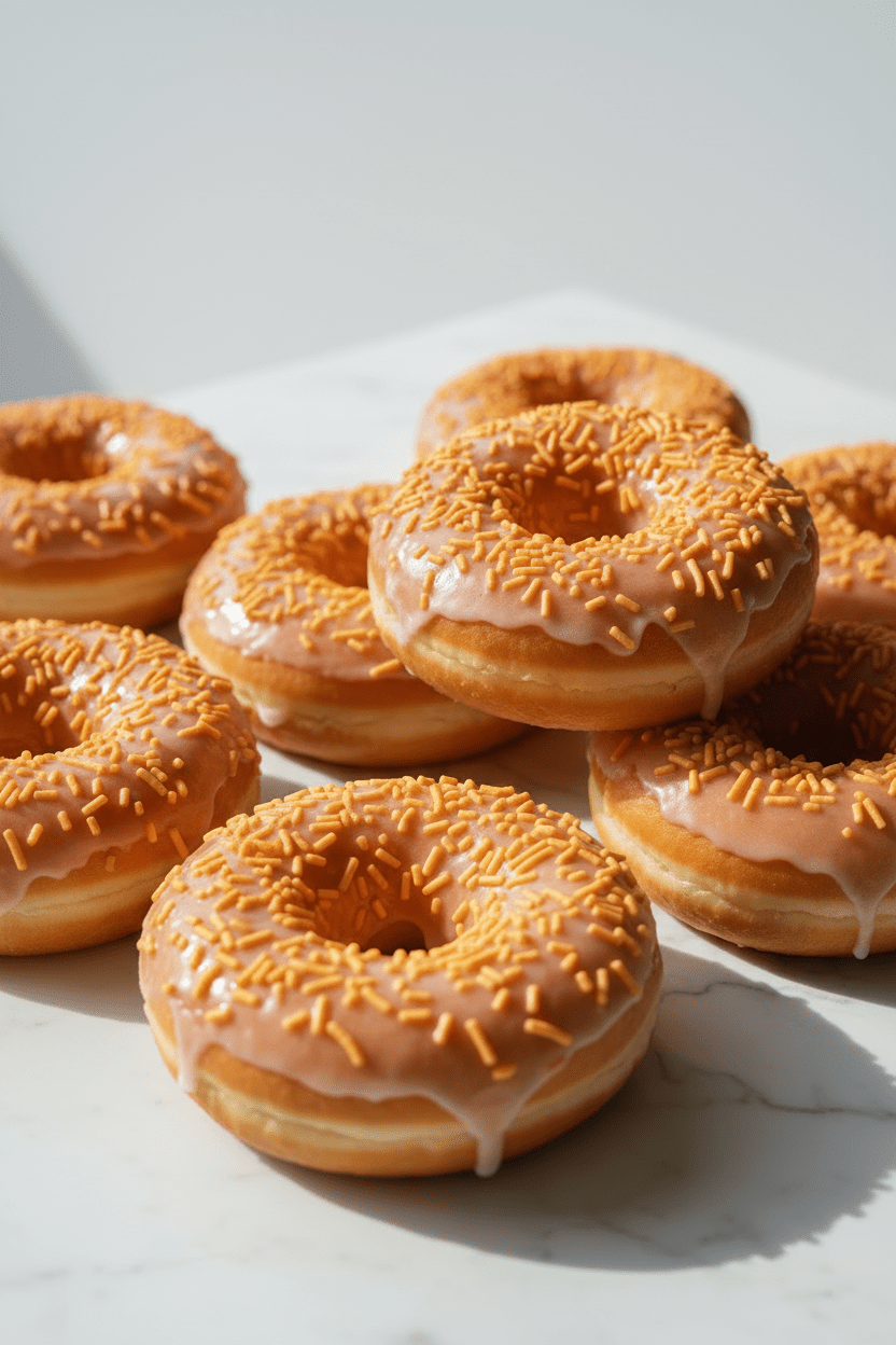 Natural Peach Crunchy Sprinkles - Sweetapolita