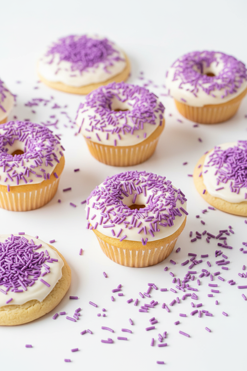 Natural Purple Crunchy Sprinkles