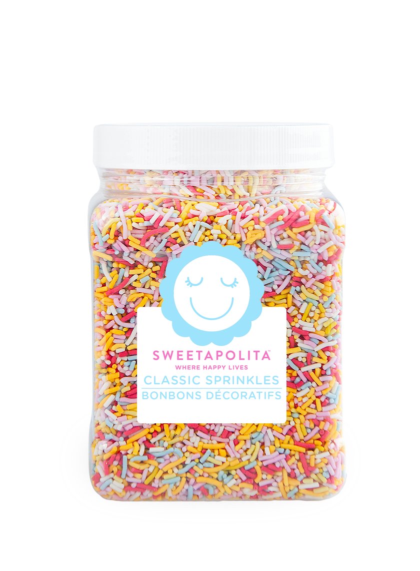 Natural Rainbow Crunchy Sprinkles | Plant - Based - US - Sweetapolita