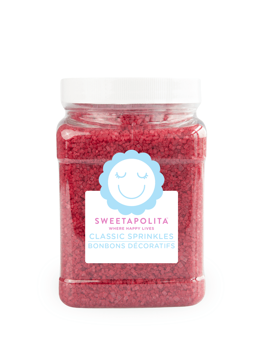 Natural Red Coarse Sugar - CA - Sweetapolita