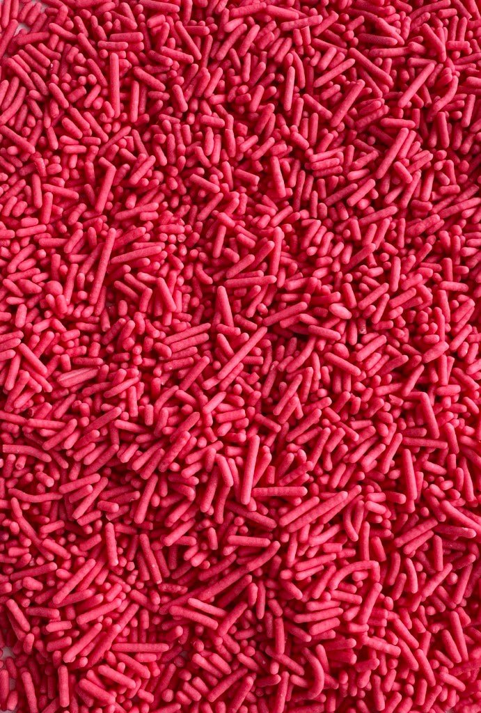 Natural Red Crunchy Sprinkles | Plant - Based - US - Sweetapolita