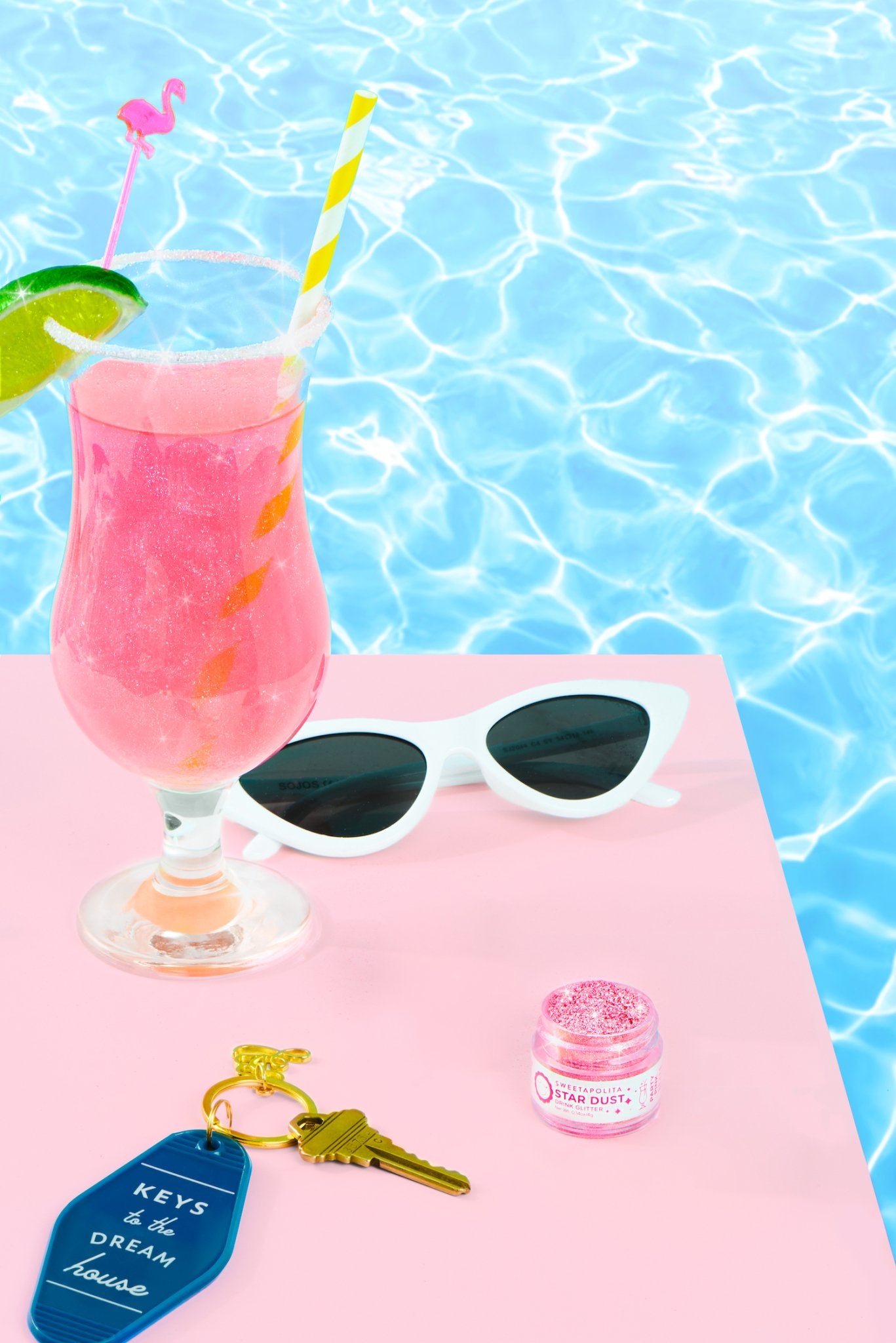 Party Pink | Star Dust Edible Drink + Dessert Glitter - CA - Sweetapolita