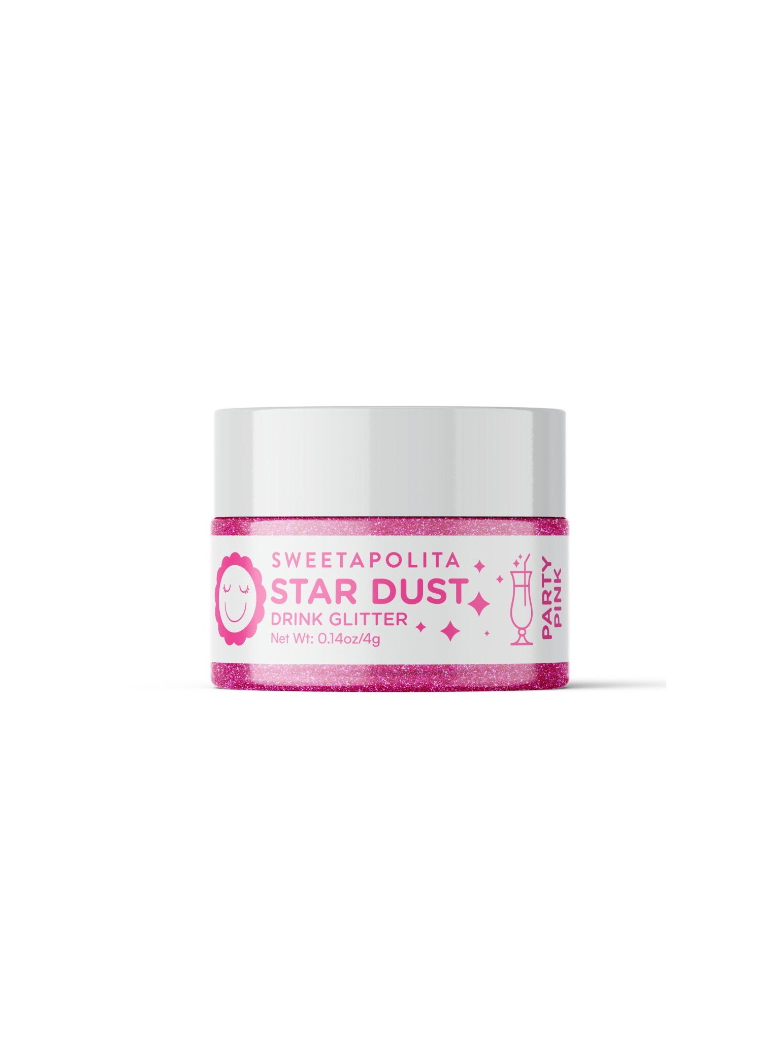 Party Pink | Star Dust Edible Drink + Dessert Glitter - US - Sweetapolita