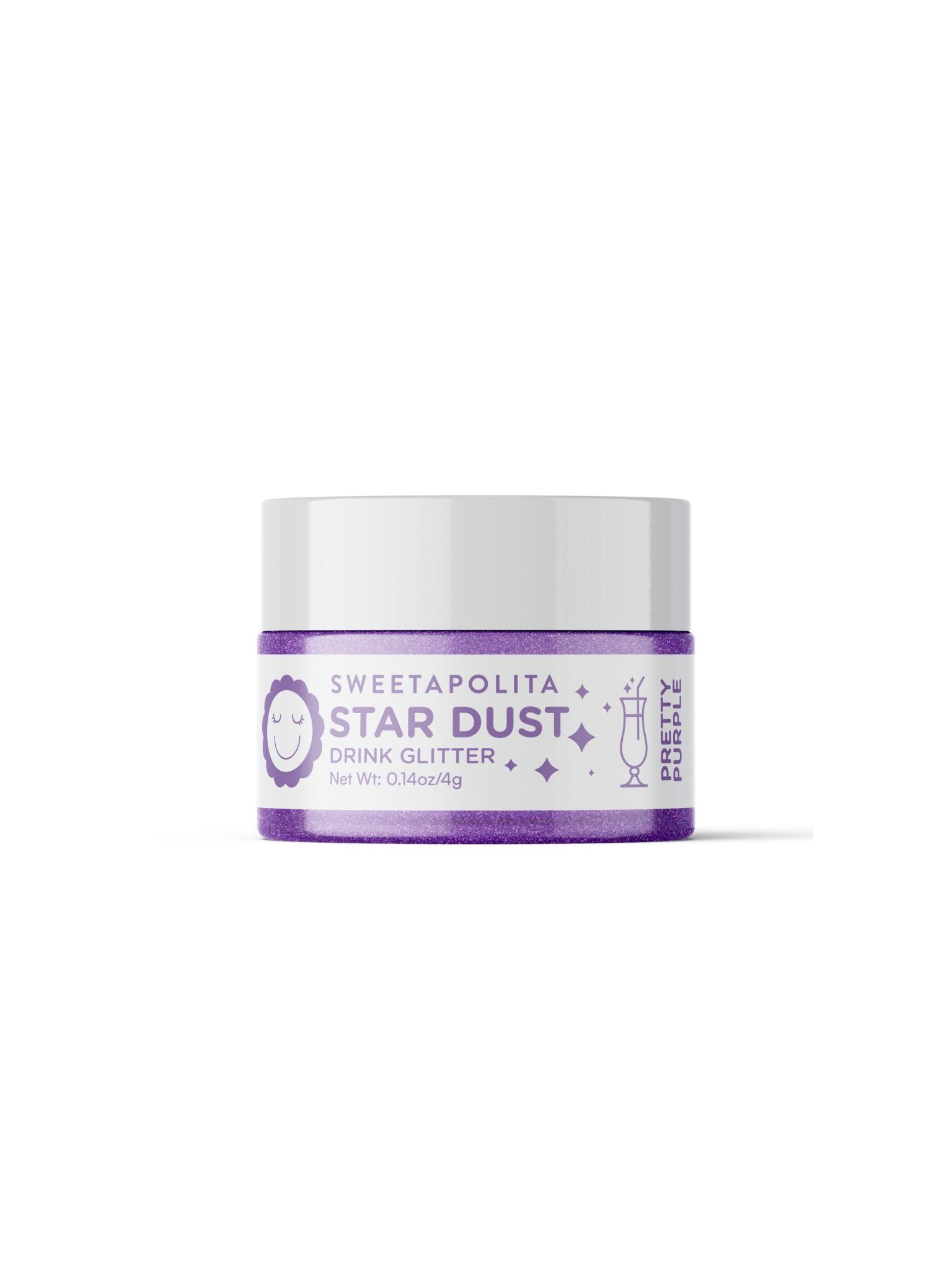 Pretty Purple | Star Dust Edible Drink + Dessert Glitter - CA - Sweetapolita