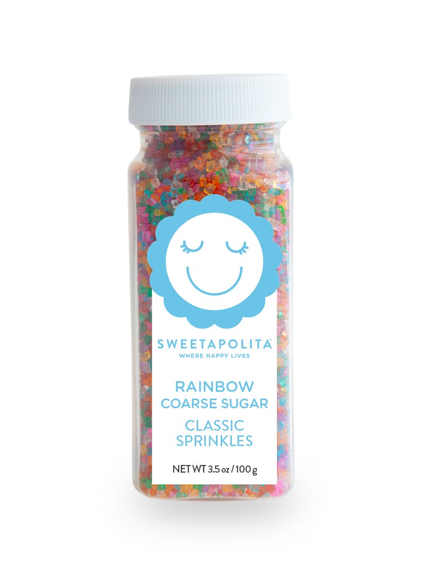 Rainbow Coarse Sugar - US - Sweetapolita