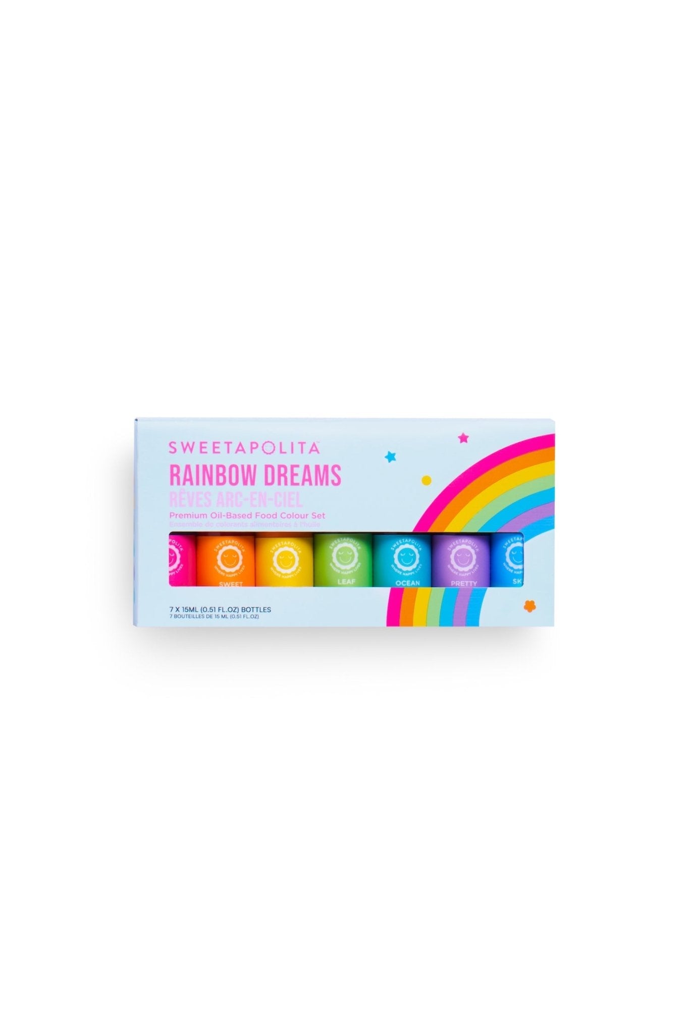 Rainbow Dreams Oil Based Food Colour Set - CA - Sweetapolita