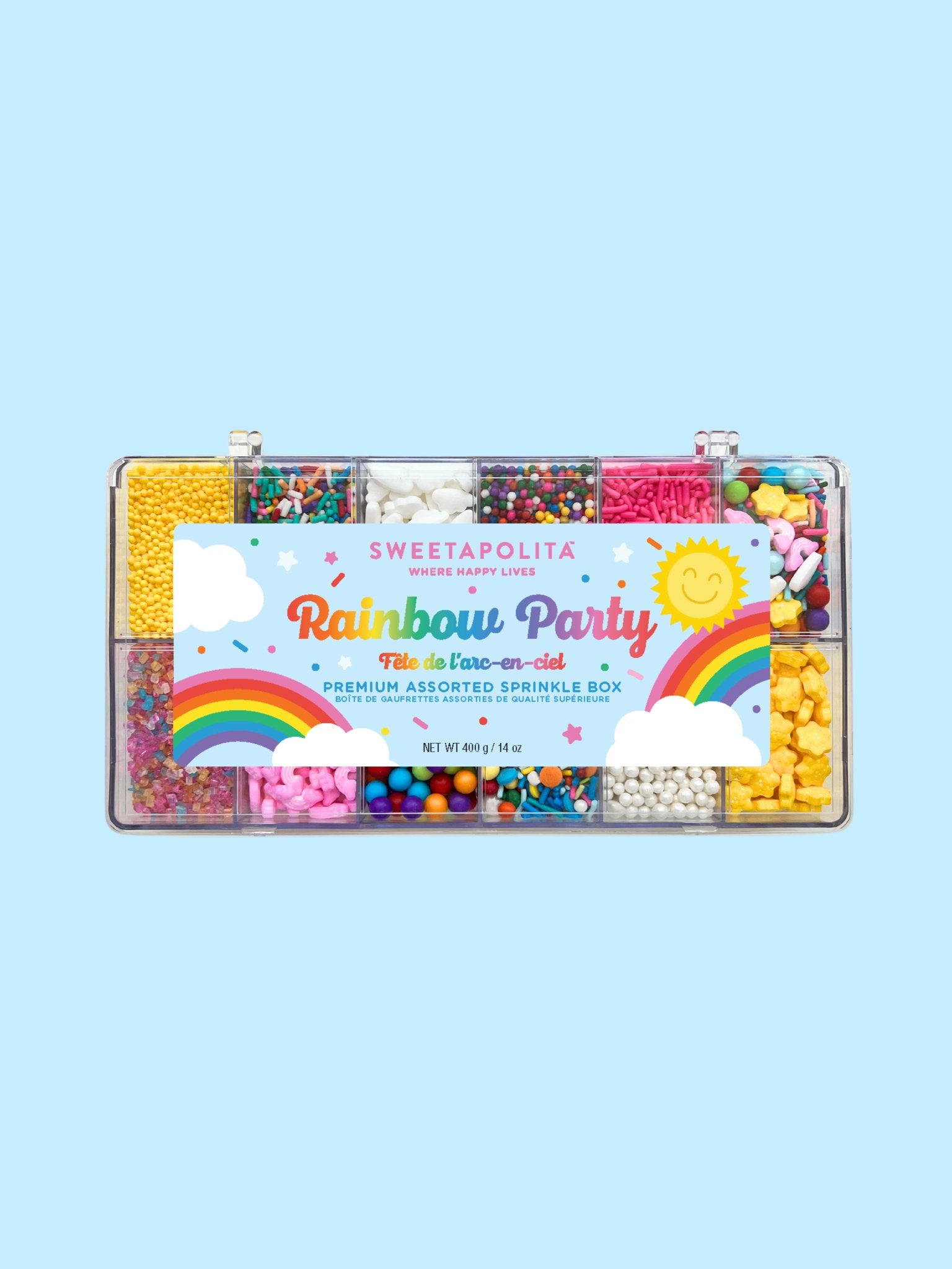 Rainbow Party Premium Assorted Sprinkle Box 400g - US - Sweetapolita