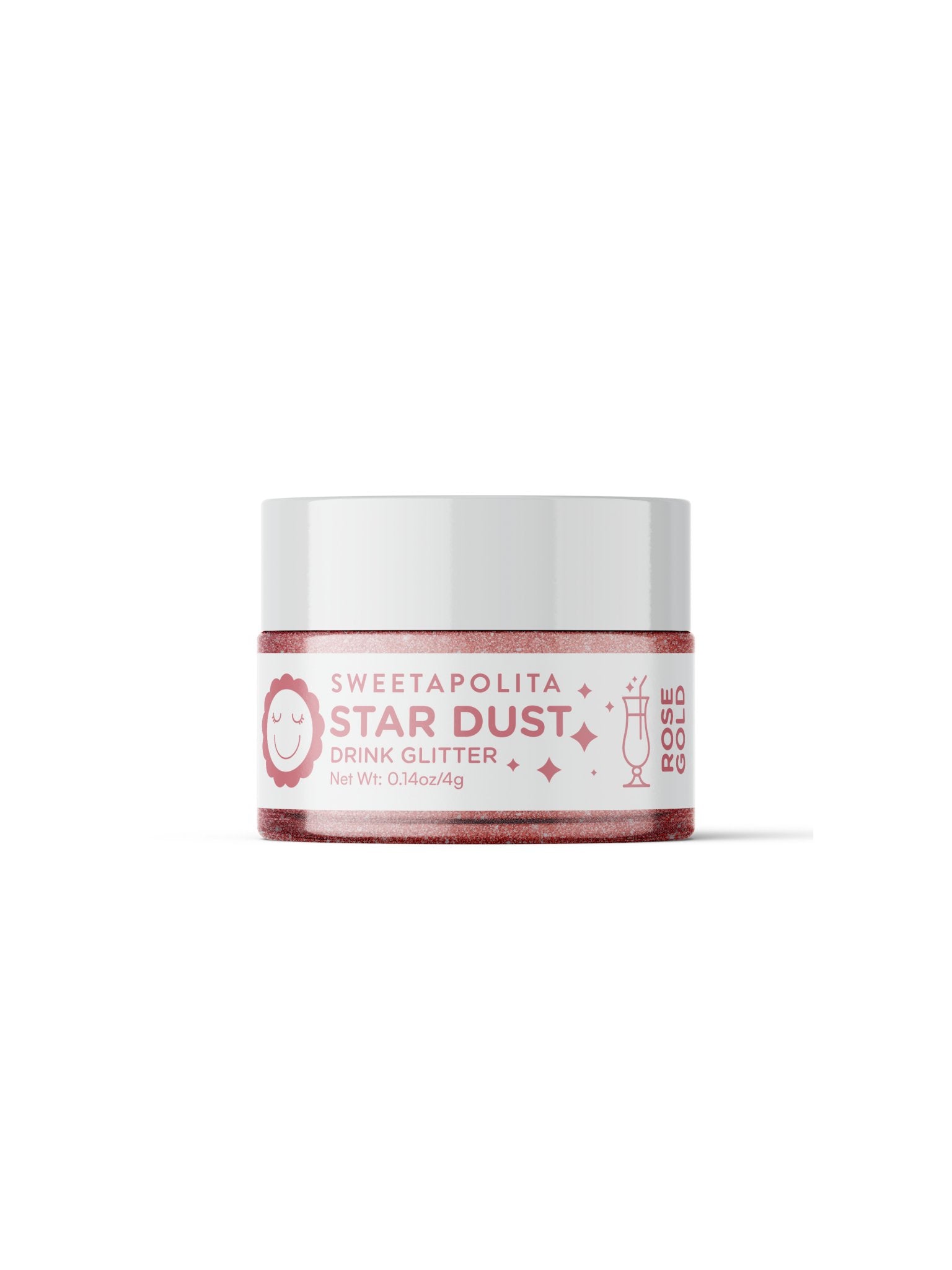 Rose Gold | Star Dust Edible Drink + Dessert Glitter - US - Sweetapolita