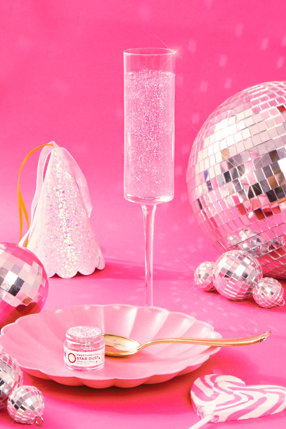 Rose Gold | Star Dust Edible Drink + Dessert Glitter - US - Sweetapolita