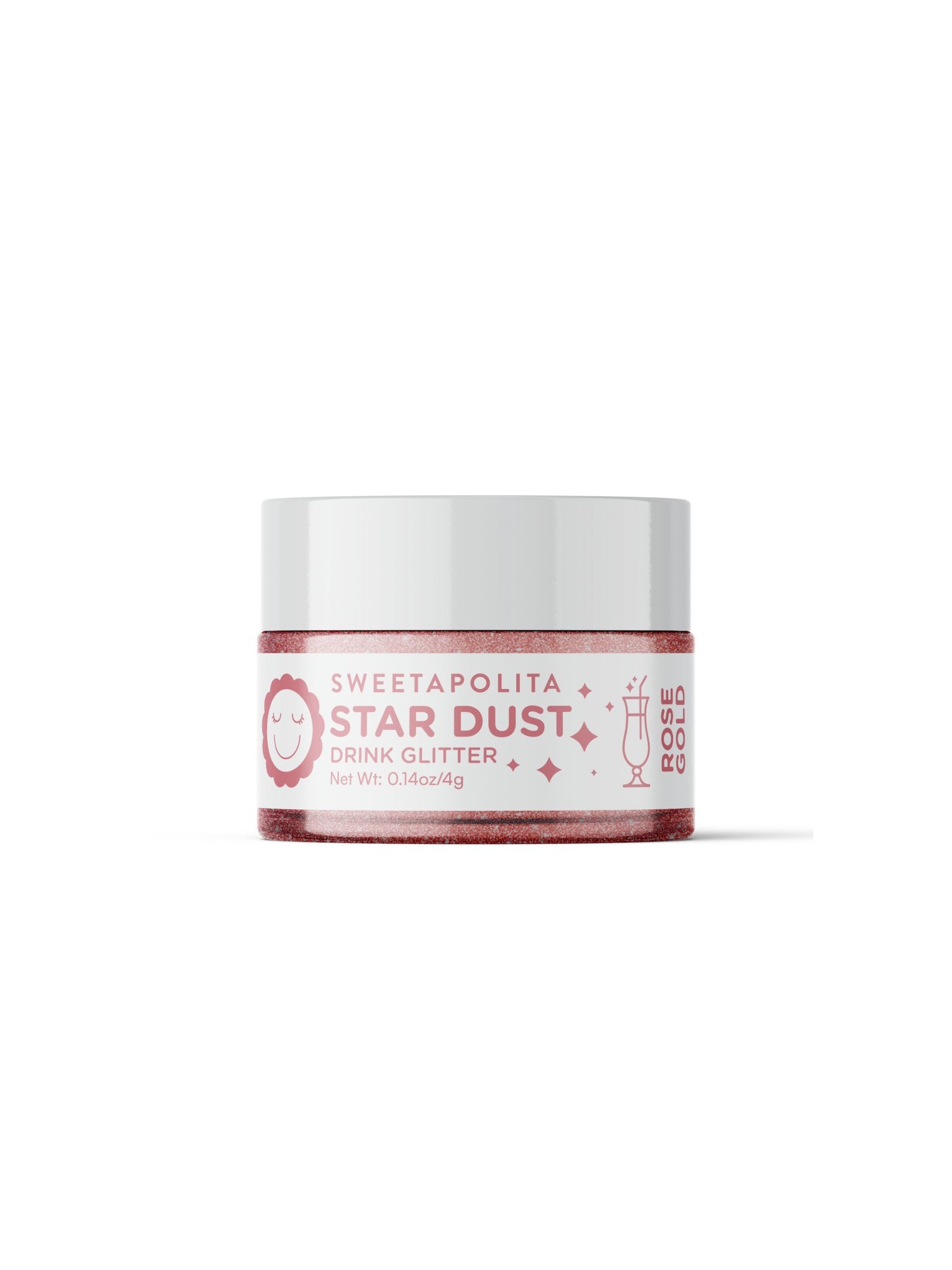 Rose Gold | Star Dust Edible Drink Glitter - CA - Sweetapolita
