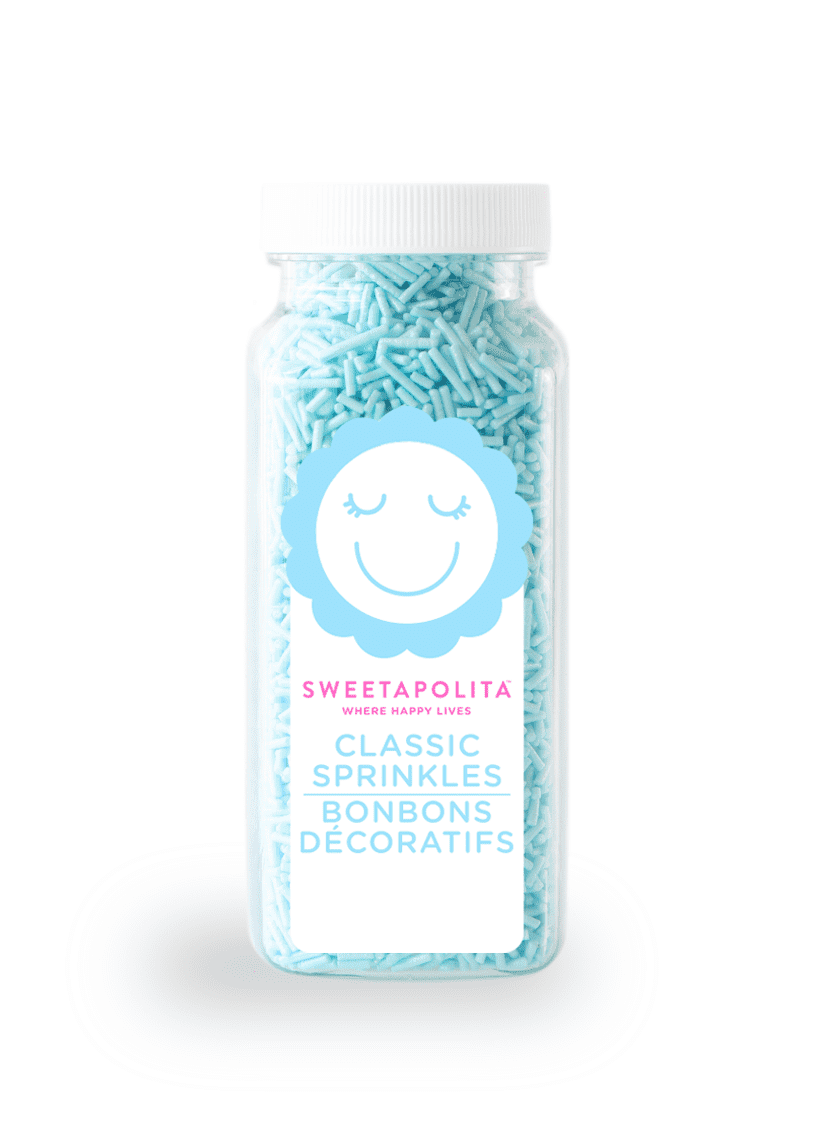 Turquoise Shimmer Crunchy Sprinkles - US
