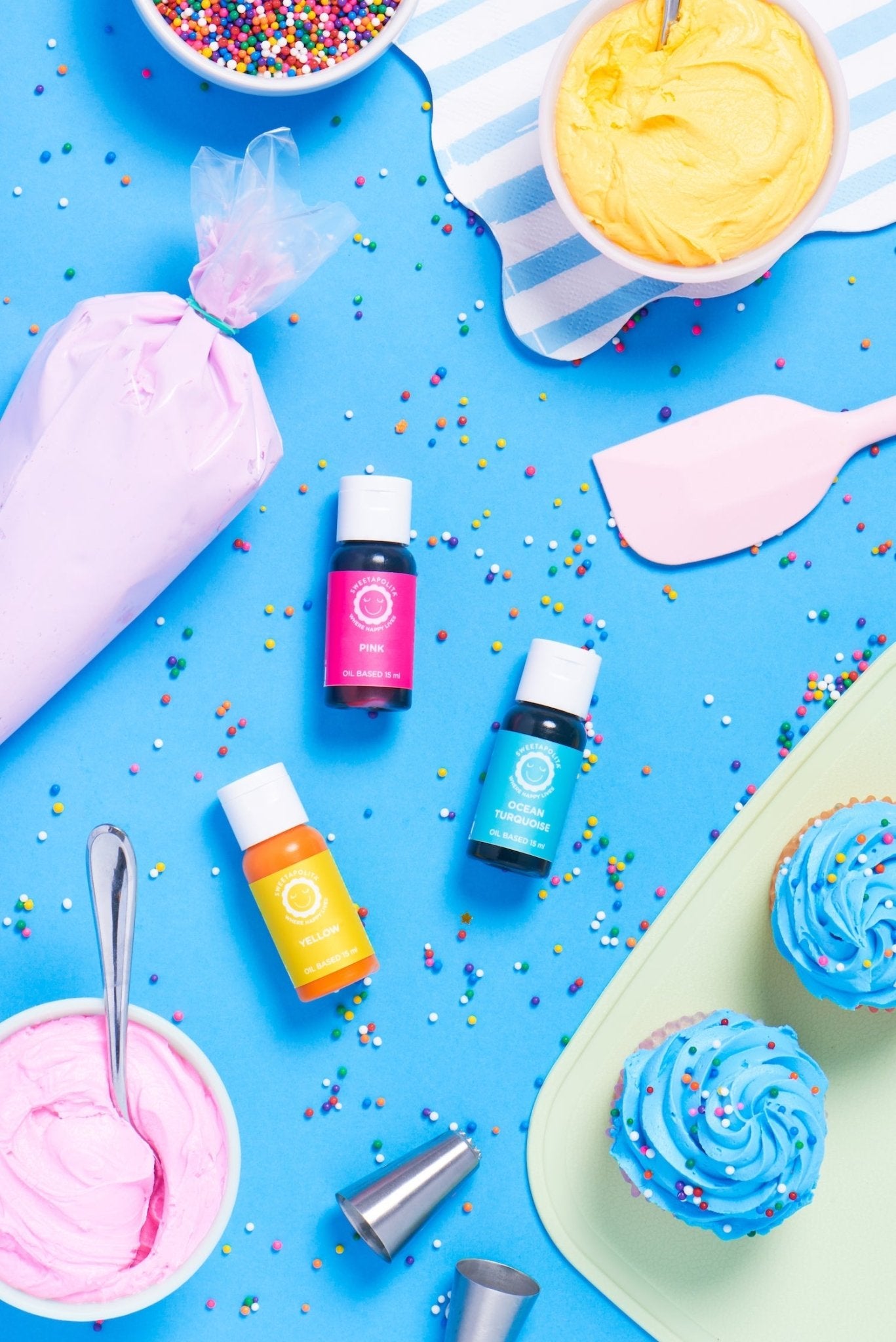 Sky Blue | Oil Based Food Colour - CA - Sweetapolita