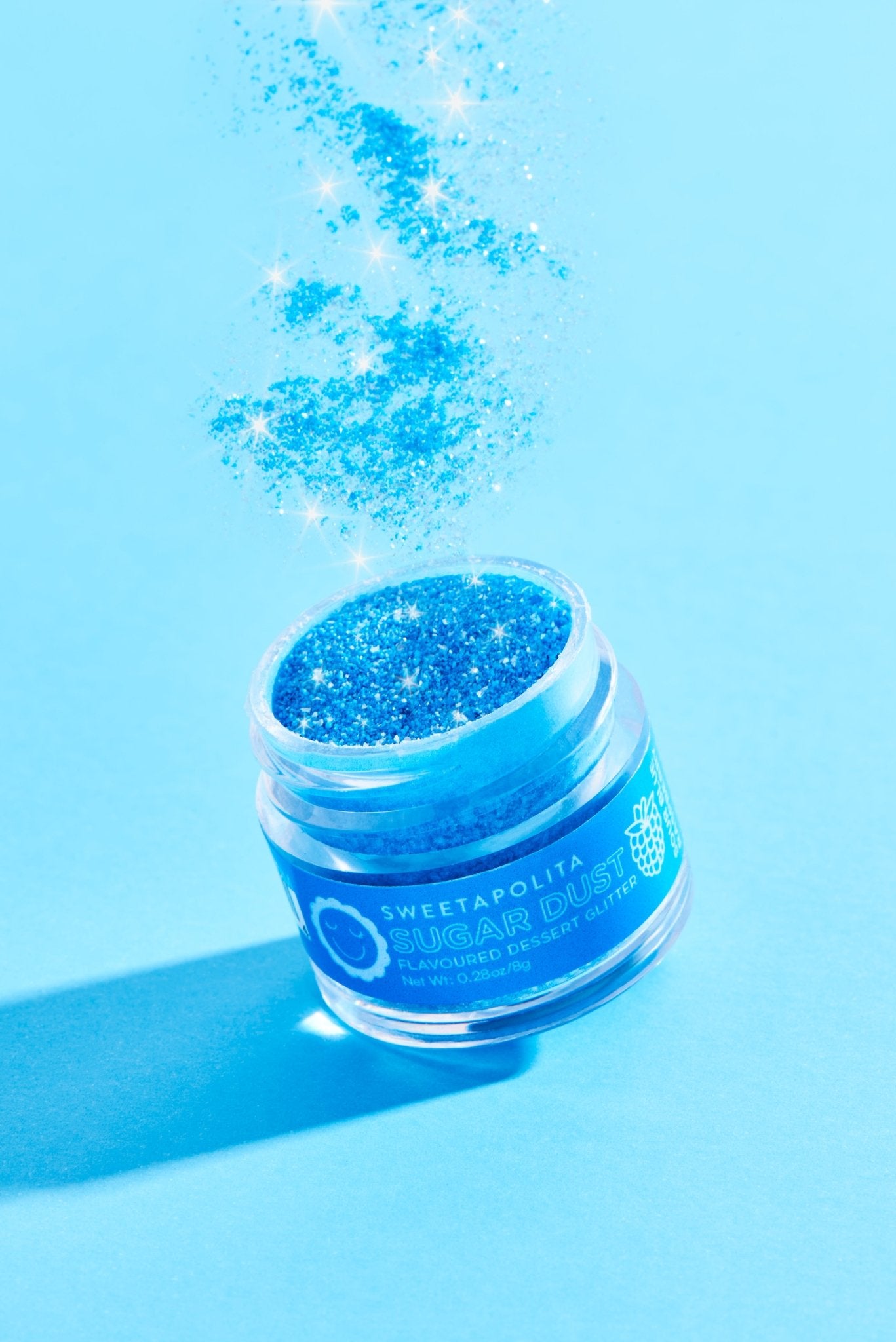 Sour Blue Raspberry | Sugar Dust Flavoured Dessert Glitter - CA - Sweetapolita
