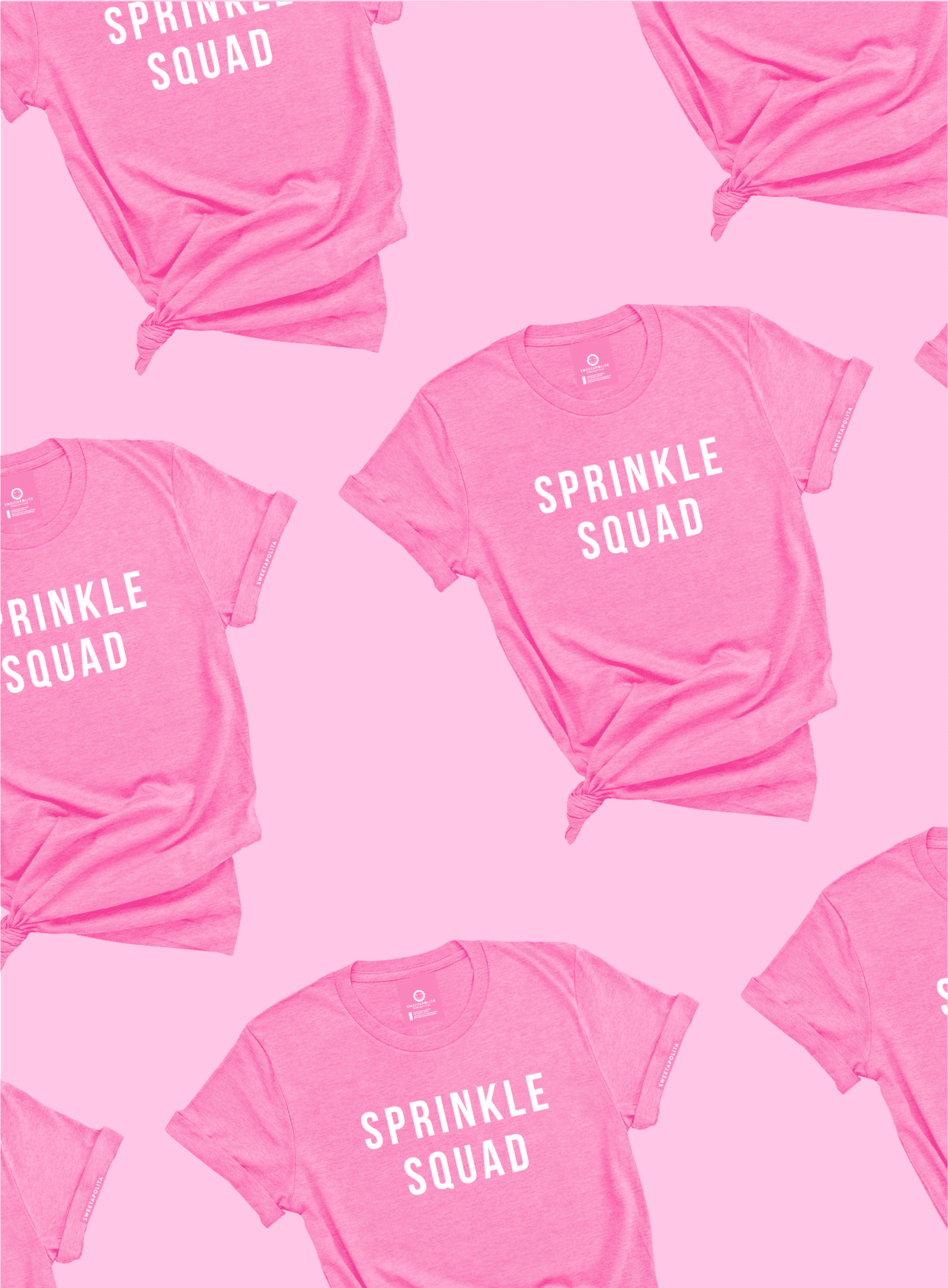 Sprinkle Squad Bubblegum Pink T-Shirt | Unisex - US - Sweetapolita