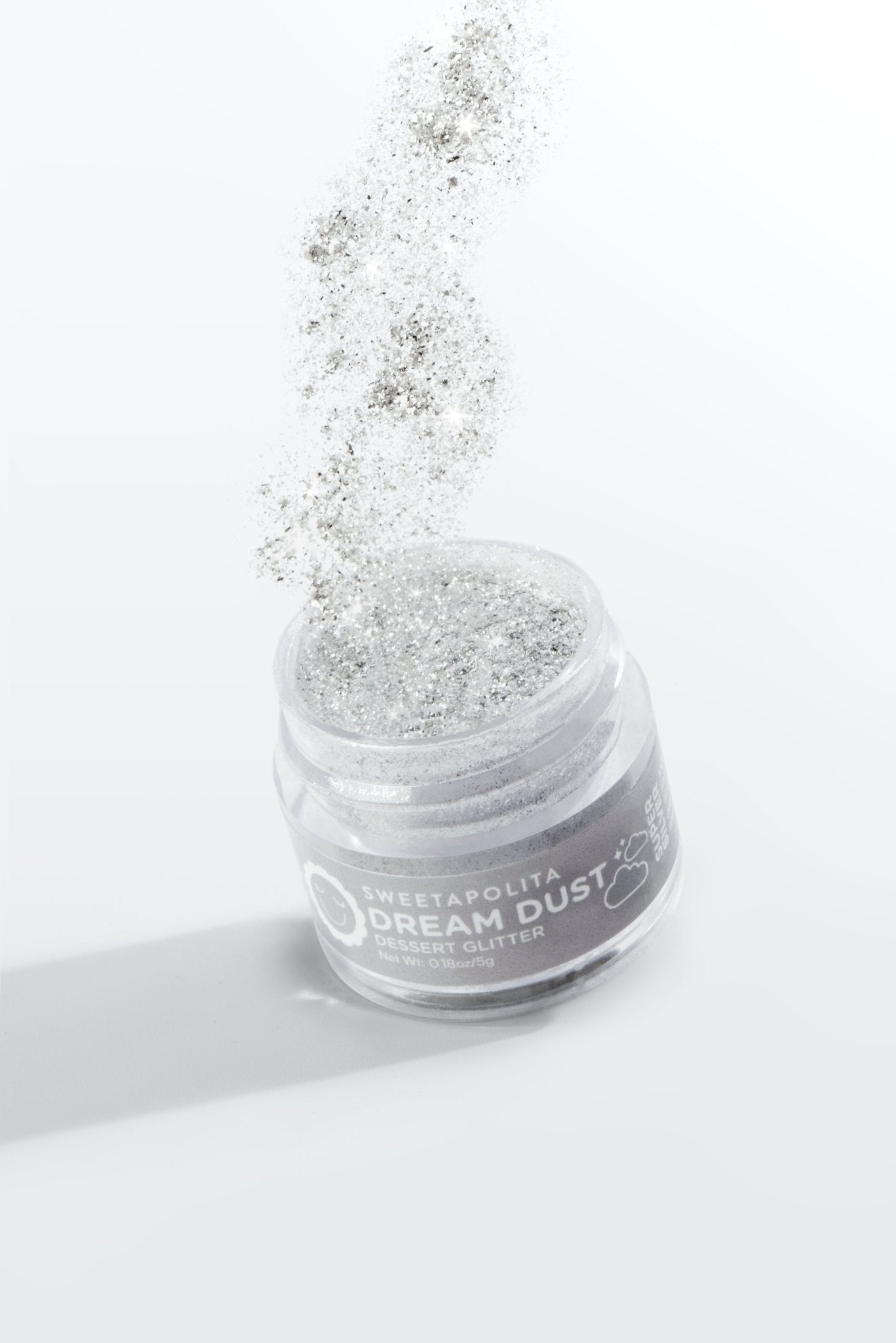 Super Silver | Dream Dust Edible Drink + Dessert Glitter - CA - Sweetapolita