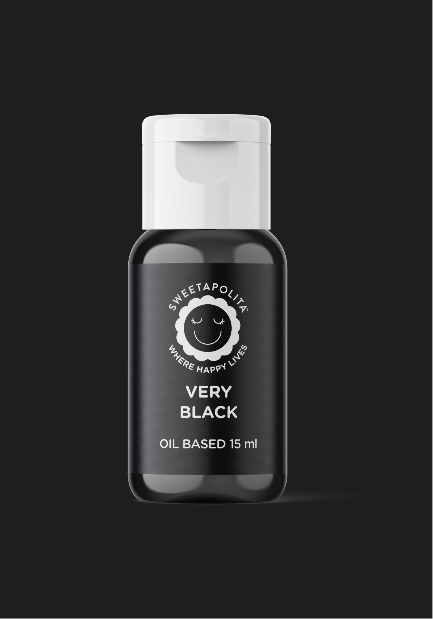 Very Black | Oil Based Food Colour - CA - Sweetapolita