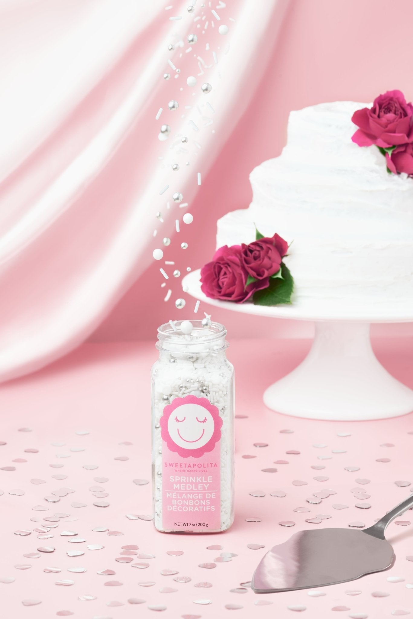 Wedding Cake Sprinkle Medley Deluxe Bulk - Sweetapolita