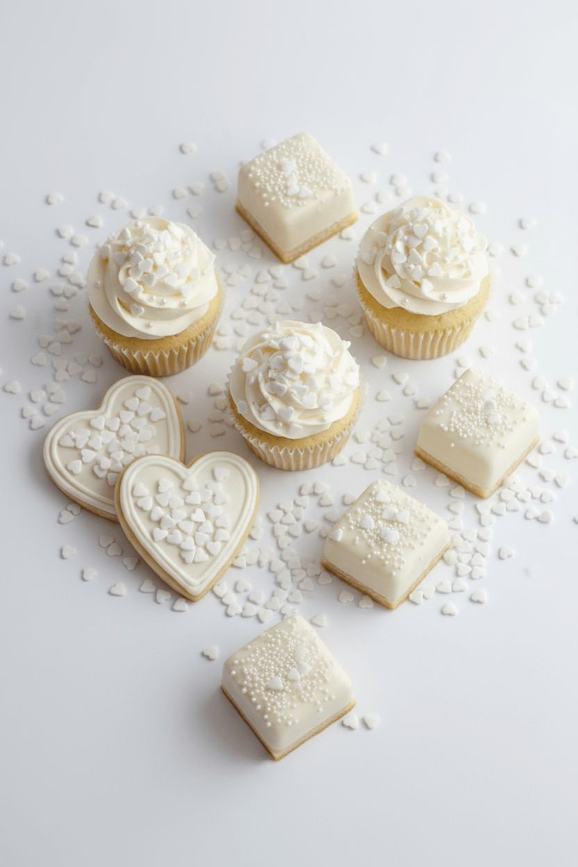 White Heart Confetti - Sweetapolita