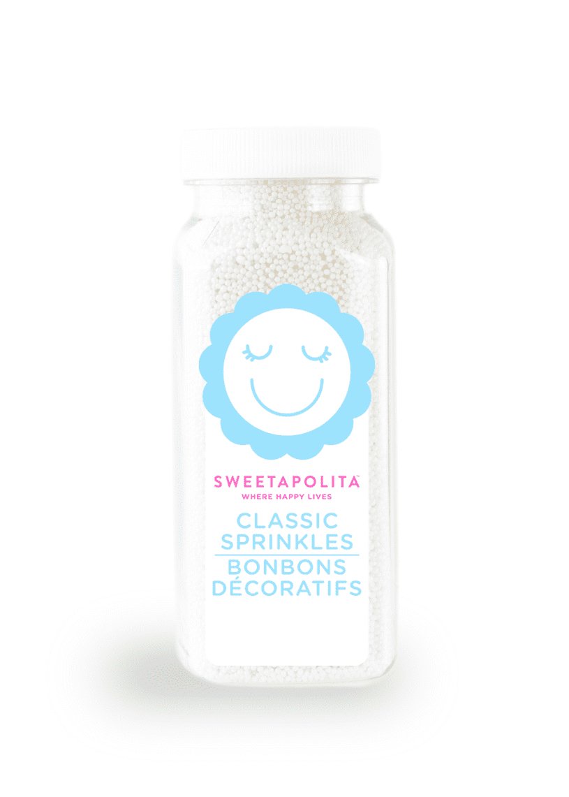 White Mini Nonpareils - CA - Sweetapolita
